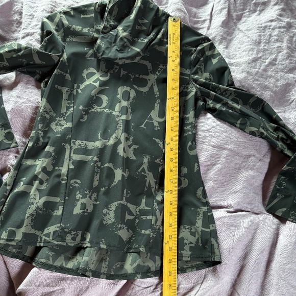 Porto San Francisco Gray and black long sleeve cowl neck top Size 1 - Picture 8 of 11